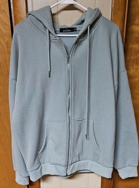 Timothy Oulton Light Sage Zip-Up Hoodie